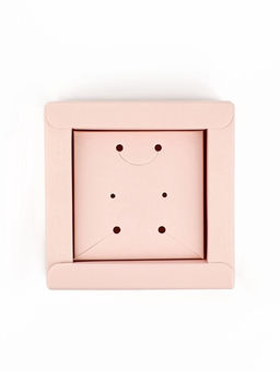 Цена за 5 шт. Коробка под бижутерию «Розово-бежевая», 7.5×7.5×3 см