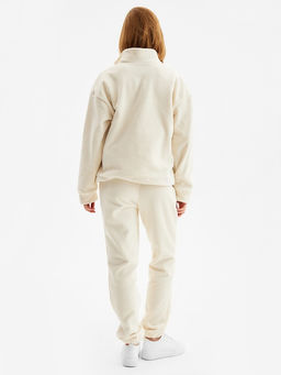 Костюм женский (анорак, брюки) MINAKU: Fleece Soft, размер 46, бежевый