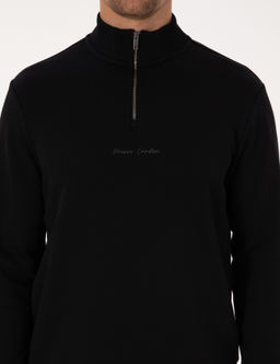 Siyah Regular Fit Sweatshirt - Pierre cardin фото 6