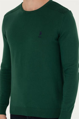 U. S. Polo Assn Мужской зеленый базовый свитер - U.s. polo assn фото 6