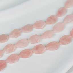 Бусины для украшений из Розового кварца 40 см