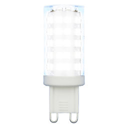 LED-JCD-9W/4000K/G9/CL GLZ09TR Лампа светодиодная, прозрачная. Белый свет (4000К). Картон. ТМ Uniel.