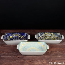 Блюдо 22х12,5х4,5 см / ZY030 / уп 48