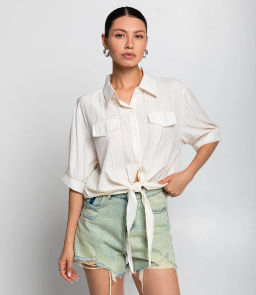 Рубашка #КТ2506 (5), кремовый