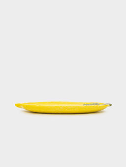 Блюдо, 25х18 см, фарфор P, овальное, желтое, Лимон, Lemon - Anna lafarg фото 4