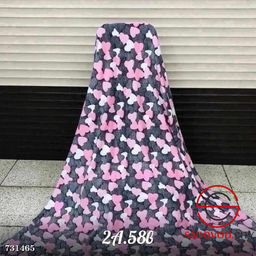 Плед с принтом пушистый