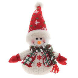 Снеговик, L23 W10 H35 см (полка 25 см.), 2в.