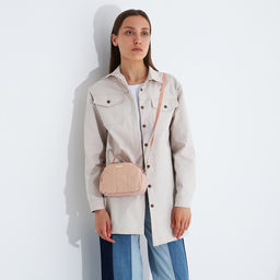 Сумка кросс-боди на молнии, цвет розовый - Simaland фото 8