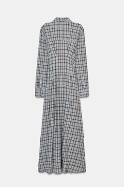CHECK SHIRT DRESS - Zara фото 5