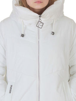 M-9090 WHITE Куртка зимняя женская (200 гр. холлофайбер)