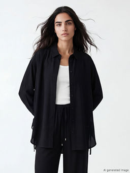 Ba?lama Detayl? Kad?n G?mlek Tunik