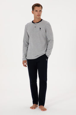 Erkek Lacivert Pijama Tak_m_ Sepette S_rpriz _ndirim - U.s. polo assn фото 4