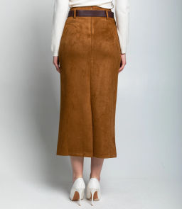Юбка #КТ335 (1), коричневый
