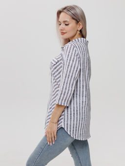 Блузка женская БЖ-72 (кулирка) Кофейная - Elenatex фото 5