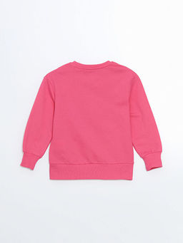 Bisiklet Yaka Bask?l? K?z Bebek Sweatshirt - Waikiki фото 3