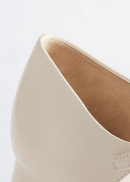 Zapatos de piel de tac?n ancho - H&m фото 4