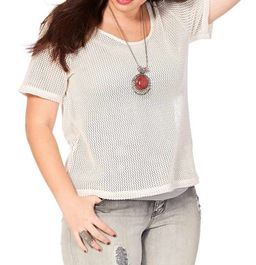 Пуловер, кремовый - Sheego фото 3