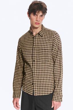 Camisa Estructurada De Manga Larga Abotonada - H&m фото 2