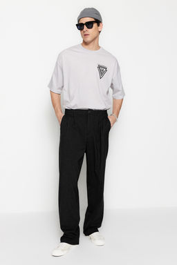 TRENDYOL MAN Siyah Wide Leg Bol Kumas Baggy Pantolon TMNSS23PL00039 - Trendyolmilla фото 12