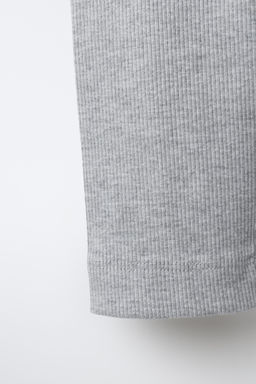LEGGING RIB ETIQUETA / Gris vigor?