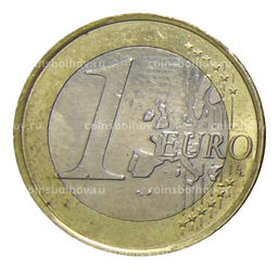 Монета 1 евро 2002 года D Германия