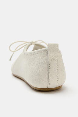 BAILARINA PIEL / Blanco Crudo - Zara фото 6