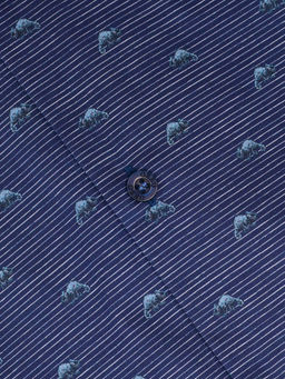 Сорочка мужская короткий рукав GREG 223/207/2832/ZN/1p STRETCH фото 2