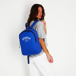 Рюкзак текстильный Utopia, 38х14х27 см, цвет синий - Nazamok фото 13