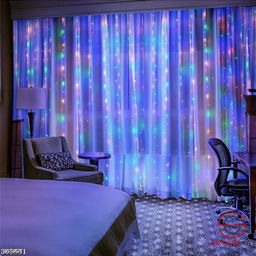 Гирлянда штора 1,5*1,5м