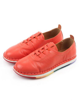 03-XKL23-018 CORAL Полуботинки женские (натуральная кожа)