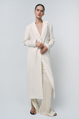 ZW COLLECTION LINEN FROCK COAT