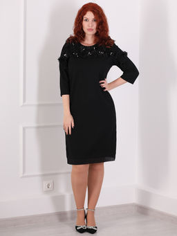 Платье черное праздничное - Almond фото 2