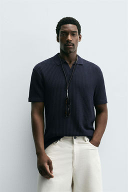 TEXTURED POLO SHIRT - Zara фото 2