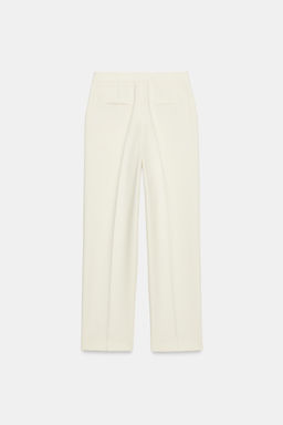 PANTAL?N RECTO TIRO ALTO / Crudo medio - Zara фото 6