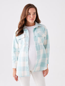 Ekose Uzun Kollu Hamile Oduncu G?mlek Ceket