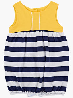 Платье для девочки UD 1583 желтый/полоса - Mini maxi фото 2