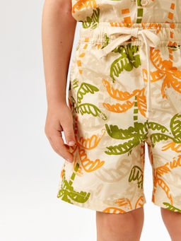 ACOOLA / Шорты детские для мальчиков Bario sho бежевый принт  фото 5