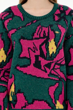 Женский темно-зеленый свитер Неожиданная скидка в корзине - U.s. polo assn фото 6