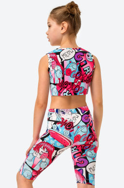 Летний костюм из бамбука для девочки Happyfox  фото 9