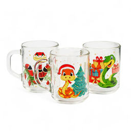 Кружка GREEN TEA НОВОГОДНИЕ ЗМЕЙКИ 200мл