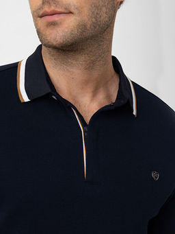 Polo Yaka Uzun Kollu Pike Erkek Ti??rt