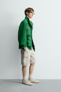 RELAXED FIT JACKET WITH POCKETS - Zara фото 4