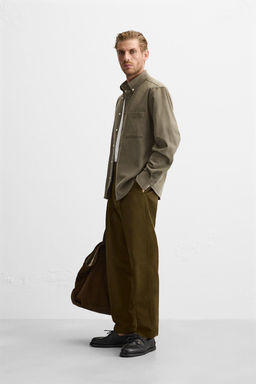 LYOCELL - COTTON SHIRT - Zara фото 20