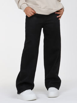 Джинсы-багги утеплённые для девочек - СИНЯЯ МОДА фото 13