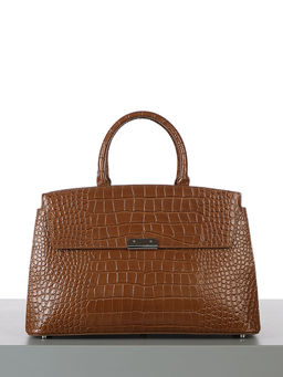 LACCOMA сумка НИ8099-рыжий натуральная кожа хлопок  фото 3