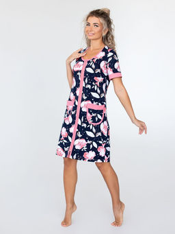 Халат женский, модель 124,трикотаж (Цветение) - Ивановотекстиль фото 4