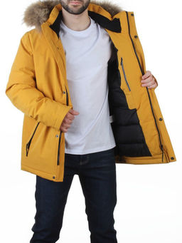 D6529 SAND Куртка мужская зимняя "Аляска" (200 гр. холлофайбер)