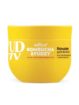 Kombucha&Yudzy.Сила антиокс. Бальзам для волос восстанавливающий с термозащитой 280мл