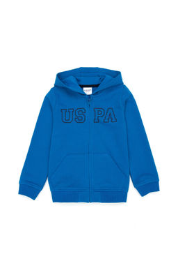 U. S. Polo Assn Детская кобальтово-синяя толстовка с капюшоном - U.s. polo assn фото 7