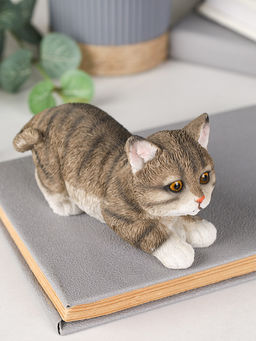 Цена за 2 шт. Фигурка Кошка 6,5 см серая / YX33101 /уп 2/36/ - Галеонтрейд фото 5